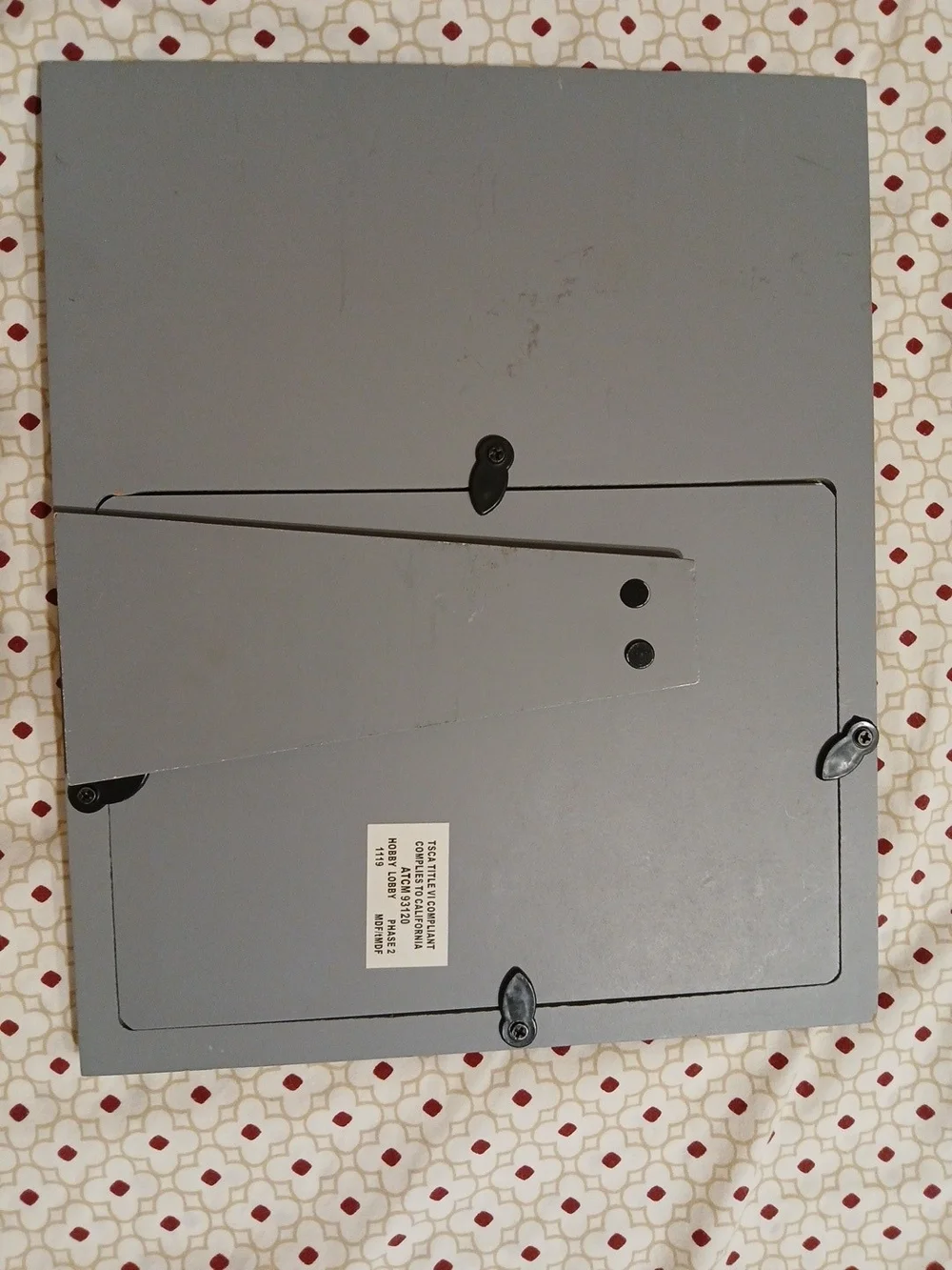 Love You to the Moon & Back Gray and Wood Picture Frame